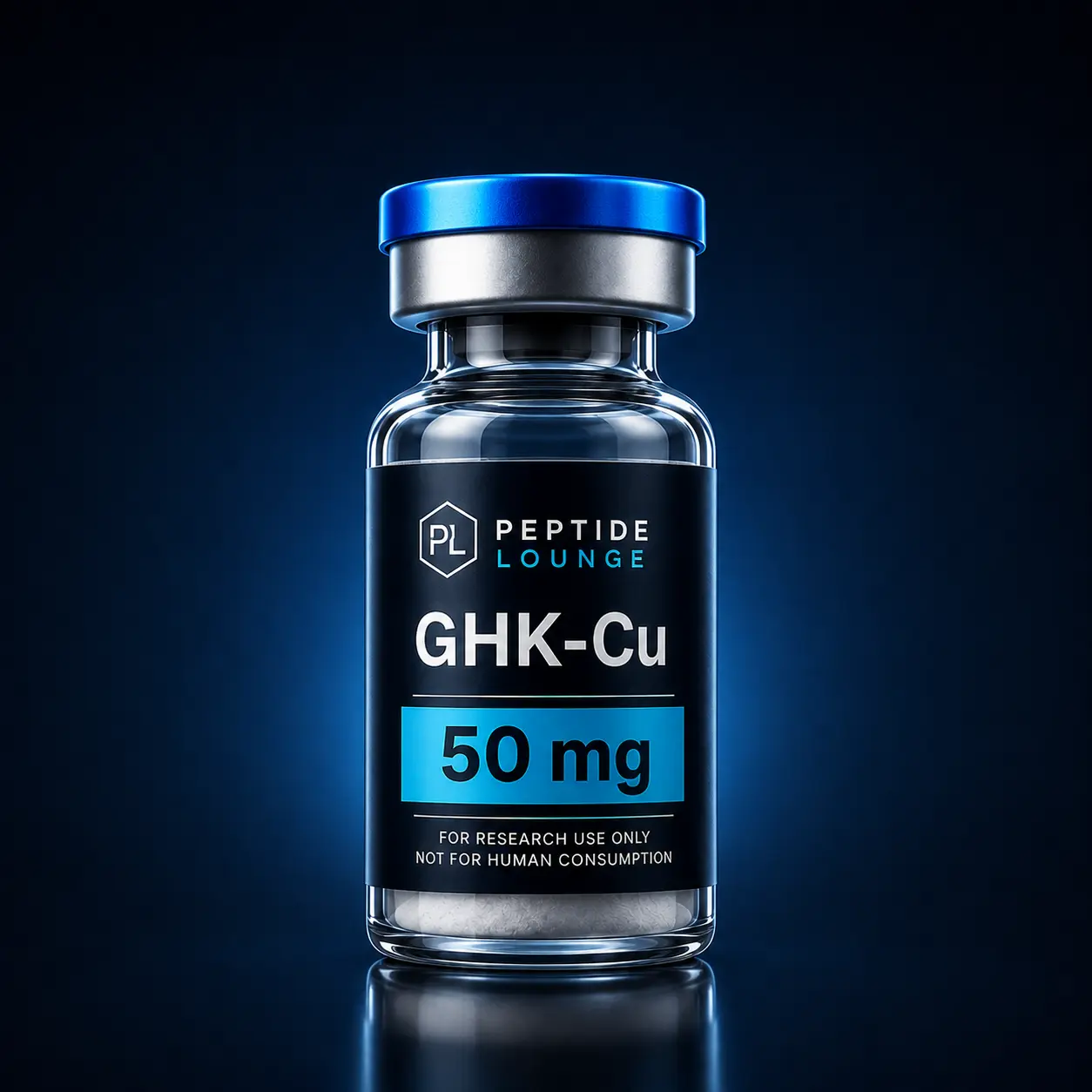 GHK-Cu 50mg research peptide vial – Peptide Lounge